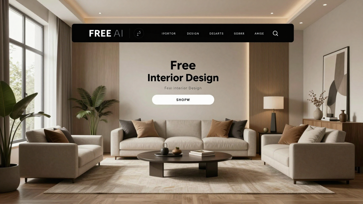 AI Interior Design Video Generator | Photo to 3D Walkthrough